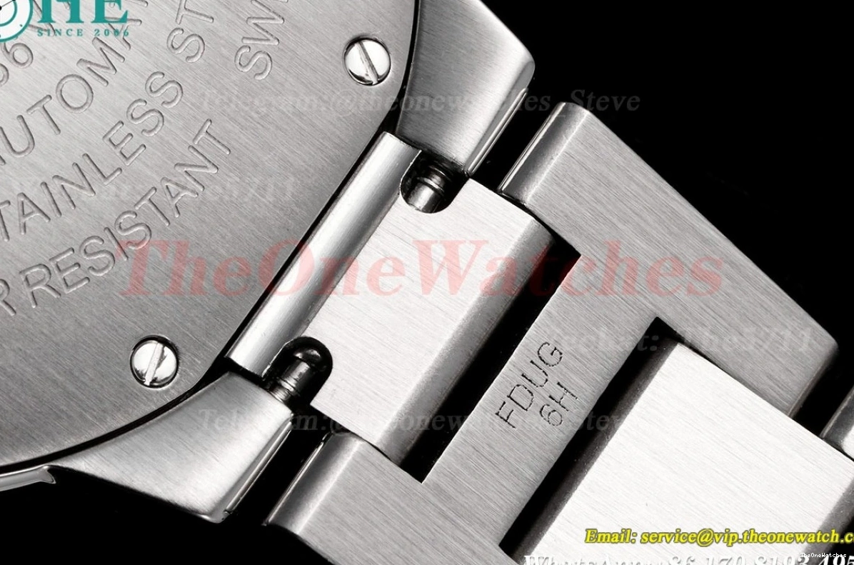 White 33mm AF Cartier NH05 Bleu SS SS Ballon De Dial 1202